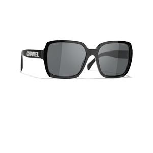 CHANEL square sunglasses acetate